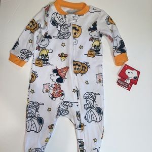 Peanuts Baby Costume/Sleeper Unisex Size 0-3 months NWT